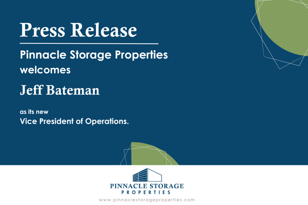 Pinnacle Storage Properties Press Release