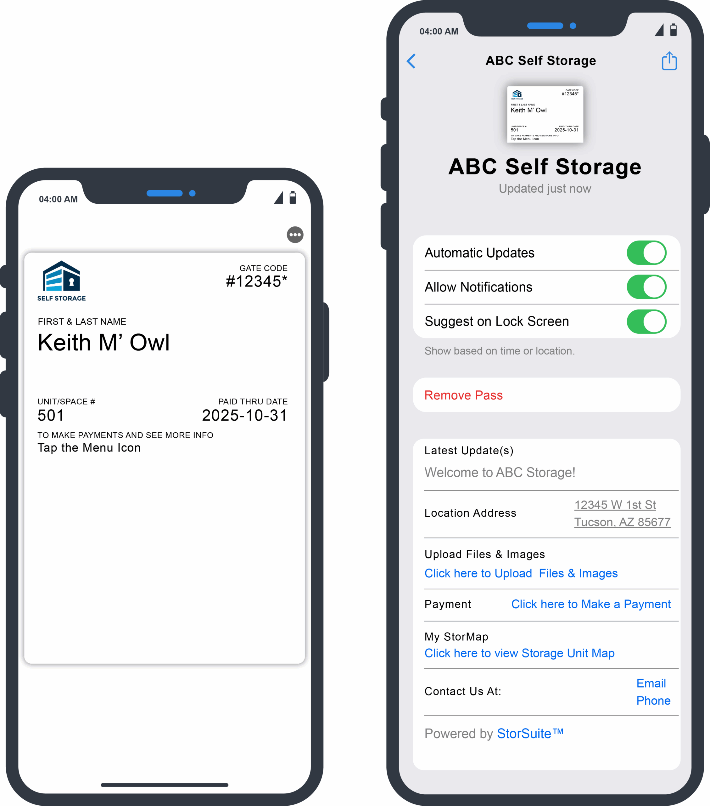 Basic StorPass