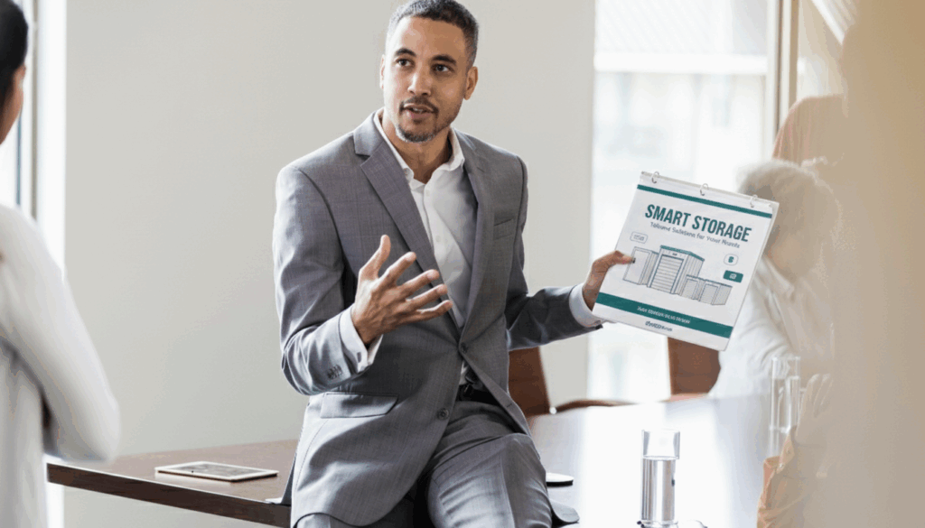 A man promoted Self Storage Marketing Competitive