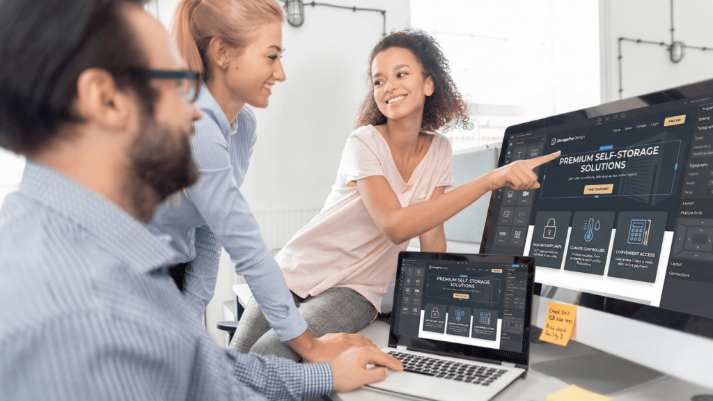 eam improving self storage website design and user experience